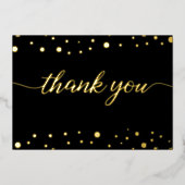 Carte De Vœux En Aluminium Message photo du script de Merci de graduation per (Recto)