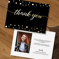 Message photo du script de Merci de graduation per