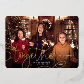 Carte De Vœux En Aluminium Mieux | Photo horizontale (Recto)