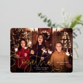 Carte De Vœux En Aluminium Mieux | Photo horizontale (Debout devant)