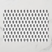 Carte De Vœux En Aluminium Moden Joy Script Black Photo (Verso)