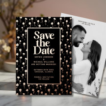 Modern Save the Date Photo Modèle modifiable