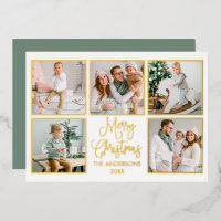 Moderne Fun Calliage 5 Photo Sage Vert Or