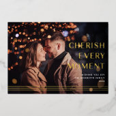 Carte De Vœux En Aluminium Moment chéri | Photo (Recto)