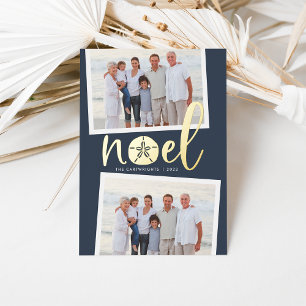 Carte De Vœux En Aluminium Noel côtier 2 Noël photo