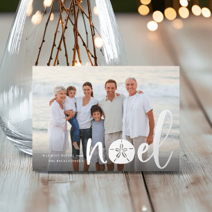 Carte De Vœux En Aluminium Noel côtier Photo de Noël