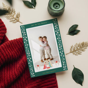 Carte De Vœux En Aluminium Noël Crèche religieuse Scène Famille Photo