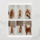 Carte De Vœux En Aluminium Nouvelle maison pour les fêtes Noël moderne (Verso)