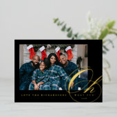 Carte De Vœux En Aluminium Oh quel script amusant (Debout devant)