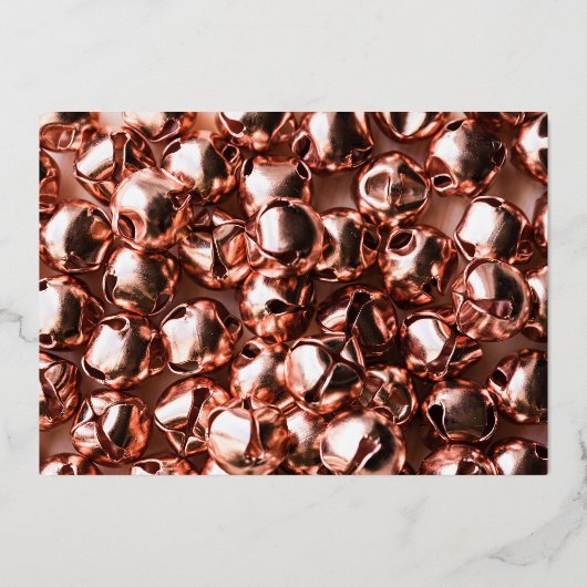 Carte De Vœux En Aluminium or manuscrit moderne photo "happy holiday" (Verso)