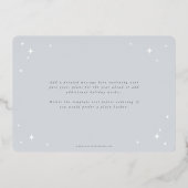 Carte De Vœux En Aluminium Pale Bleu Joyeux Noël Retro Stations Appartement (Verso)