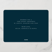 Carte De Vœux En Aluminium Peace Joy Hope 3 Photo (Verso)