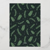 Carte De Vœux En Aluminium "Peace Love Joy" Photo (Verso)