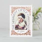 Carte De Vœux En Aluminium Petite Arche de Noël (Debout devant)