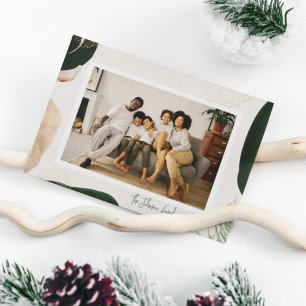 Carte De Vœux En Aluminium Photo Abstraite de fête