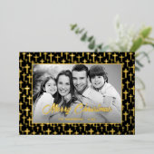 Carte De Vœux En Aluminium Photo de famille | Convertir automatiquement l'ima (Debout devant)