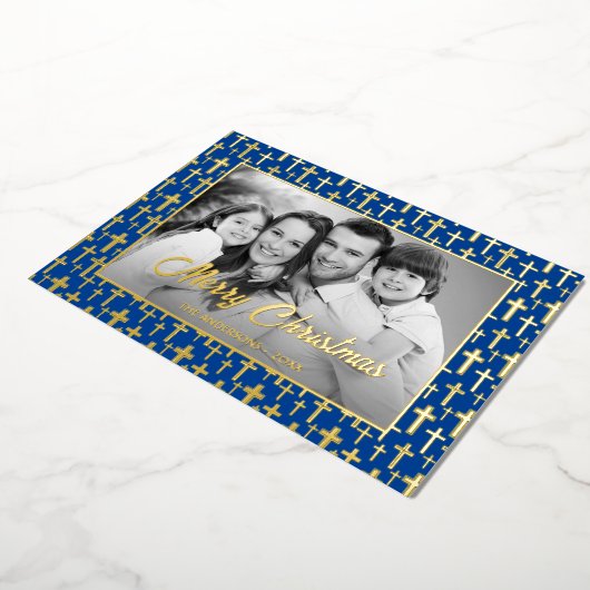 Carte De Vœux En Aluminium Photo de famille | Convertir automatiquement l'ima (Rotation)