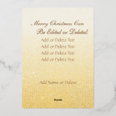 Carte De Vœux En Aluminium Photo de famille | Convertir automatiquement l'ima (Verso)