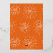 Carte De Vœux En Aluminium Photo de l'époque Éffrayante (Verso)