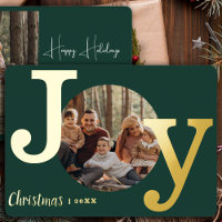 Photo de Noël de famille à la machine à écrire vin