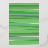 Carte De Vœux En Aluminium Photo de Noël Vertical - Script Gold JOY - (Verso)