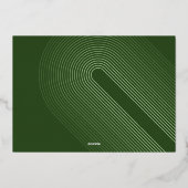 Carte De Vœux En Aluminium Photo horizontale - Arch Green - Énorme encouragem (Verso)