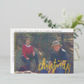 Carte De Vœux En Aluminium Photo horizontale - Joyeux Noël vert Arc MCM (Debout devant)