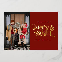 Photo Joyeux Noël rouge vif