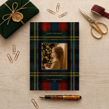 Photo Préppy Tartan Rouge Et Vert Vintage