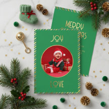 Photo Vert Joyeux Amour Vert et Or Clair