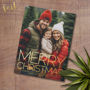 Carte De Vœux En Aluminium Photo verticale - Joyeux Noël - étoile rose rouge