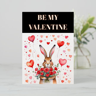 CARTE DE VŒUX EN ALUMINIUM PINK BLUSH FOIL VALENTINE'S CARD EDITABLE