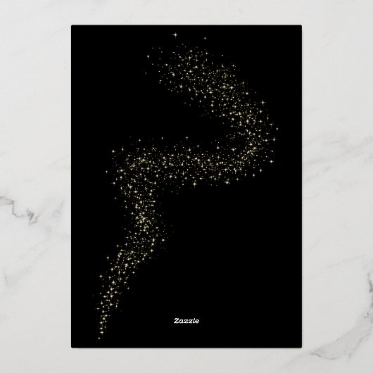 Carte De Vœux En Aluminium Pop Fizz Clink fête du Nouvel An (Verso)