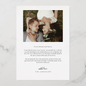 Carte De Vœux En Aluminium Première Marié Noël Vintage photo (Verso)