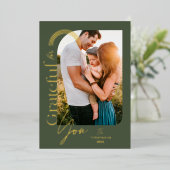 Carte De Vœux En Aluminium Reconnaissant pour vous moderne géométrique arch u (Debout devant)