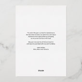 Carte De Vœux En Aluminium Red Retro Bold Typographie Joyeux Noël Photo (Verso)