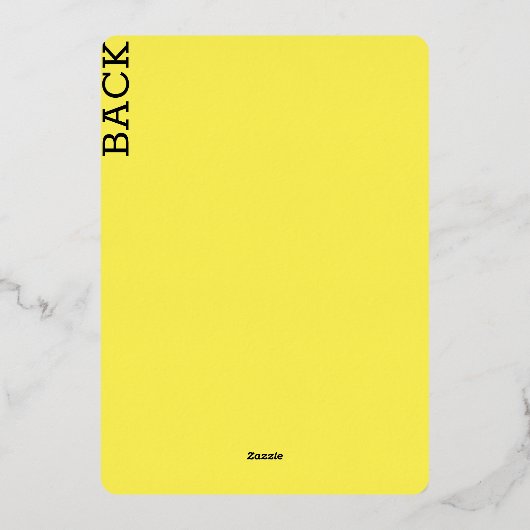 Carte De Vœux En Aluminium rtseh (Verso)