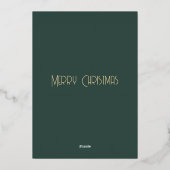 Carte De Vœux En Aluminium Rythme Éternel (Verso)