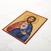 Carte De Vœux En Aluminium Sacré Coeur (Rotation)