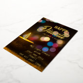 Carte De Vœux En Aluminium Salutation Diwali (Rotation)