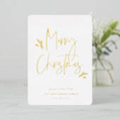 Carte De Vœux En Aluminium Scénario tout simplement festif (Debout devant)