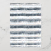 Carte De Vœux En Aluminium Script de collage photo simple 4 Joyeuses Fêtes (Verso)