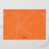 Carte De Vœux En Aluminium Script esquissé Halloween photo (Verso)