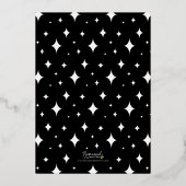 Carte De Vœux En Aluminium Serif Joyeuses Fêtes Photo (Verso)