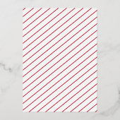 Carte De Vœux En Aluminium Simple Élégant Scrpt Noël Moderne (Verso)