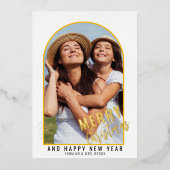 Carte De Vœux En Aluminium Simple Photo d'arche  (Recto)