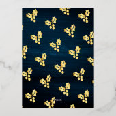 Carte De Vœux En Aluminium Simple Photo d'arche  (Verso)