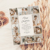 Carte De Vœux En Aluminium Souvenirs À feuillage persistant brillants | 10 No