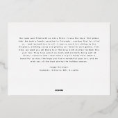 Carte De Vœux En Aluminium Sparkly Bubbly Script Merry Holiday Foil Card (Verso)