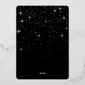 Carte De Vœux En Aluminium Sparkt Joyeux Noël PHOTO Salutation Argent (Verso)